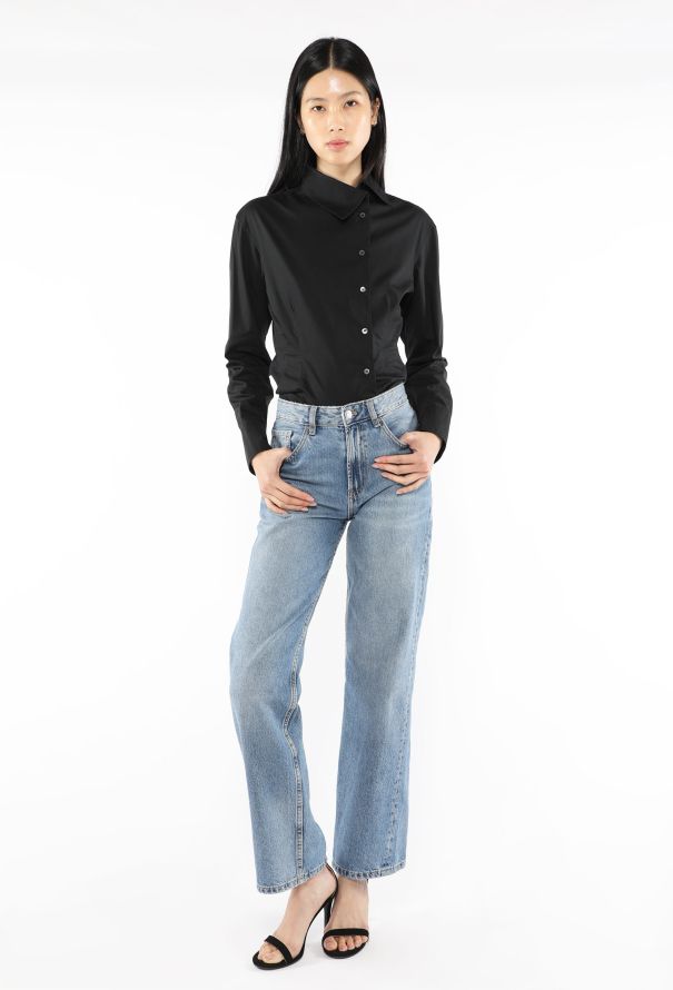 Gucci Tom Ford Asymmetrical Button Down Shirt - 5