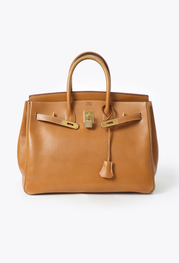 Hermès Beautifully Patinaed '90s Gold Birkin 35 - 2