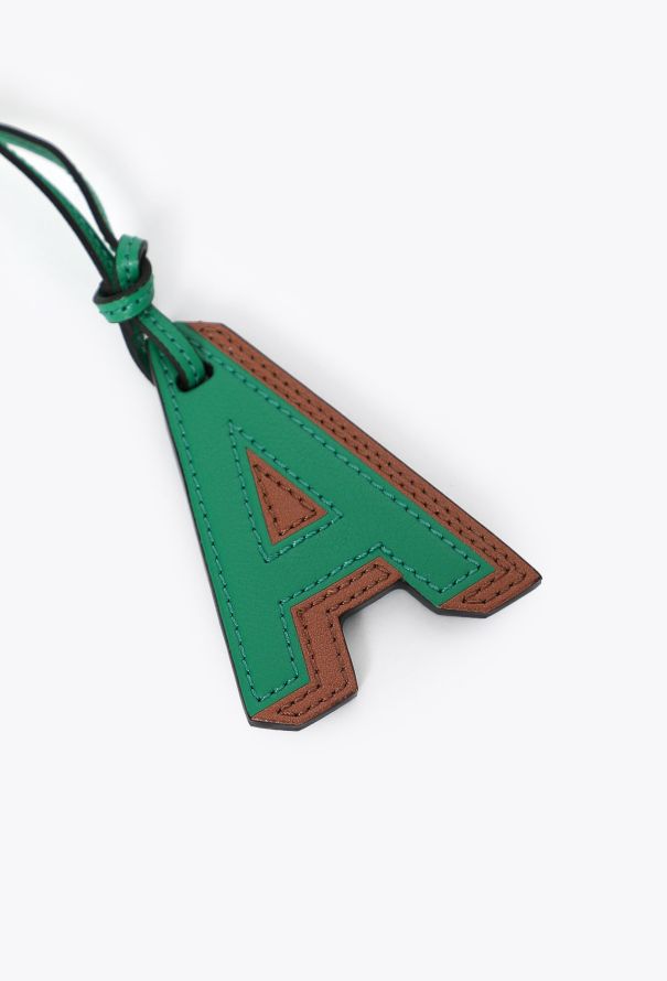 Moynat 'A' Calfskin Bag Charm - 3 Moynat 'A' Calfskin Bag Charm - 3