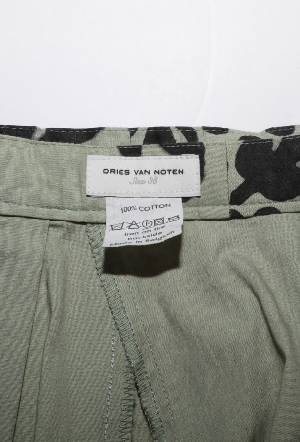 Dries Van Noten French Knot Flared Skirt, Early 2000s - 5