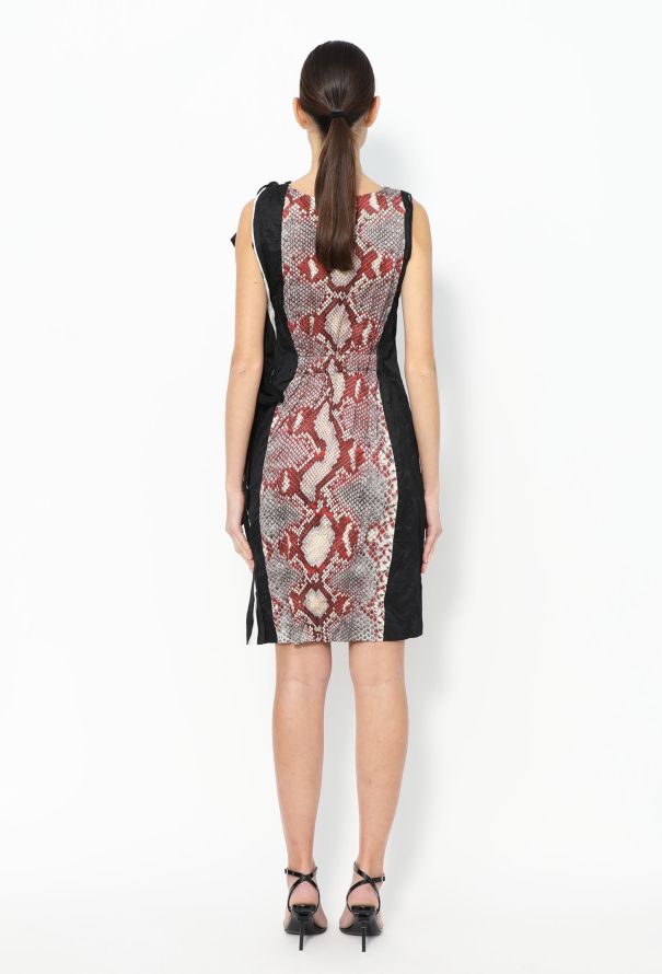 Prada Crinkled Python Print Dress, S/S 2009 - 5