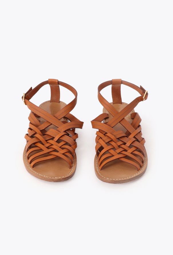Céline 2021 Braided Calfskin Sandals - 2