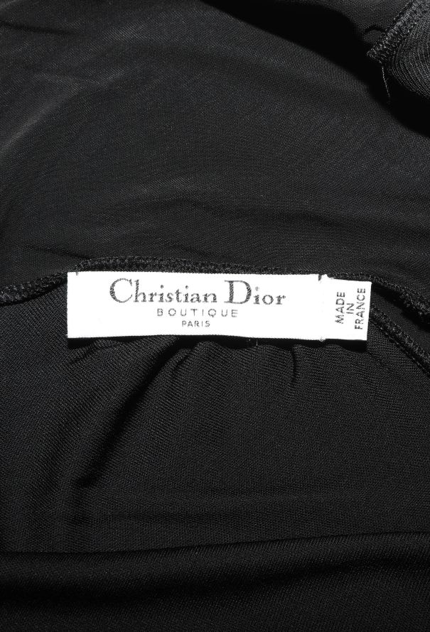 Dior 2006 Cowl-Neck Bodycon Dress - 6 Dior 2006 Cowl-Neck Bodycon Dress - 6