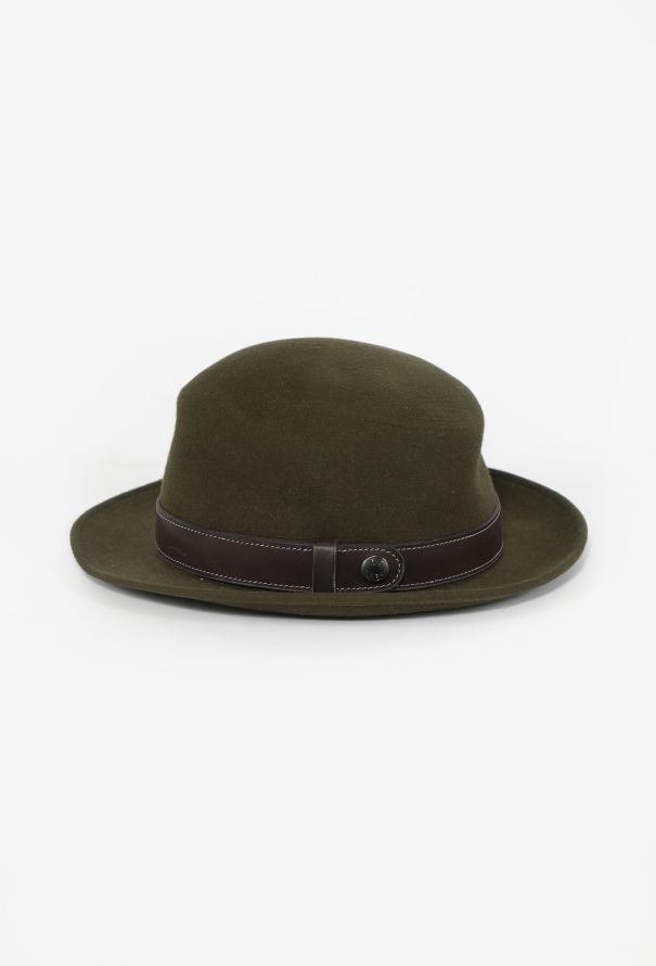 Hermès Leather Trim Hat - 1