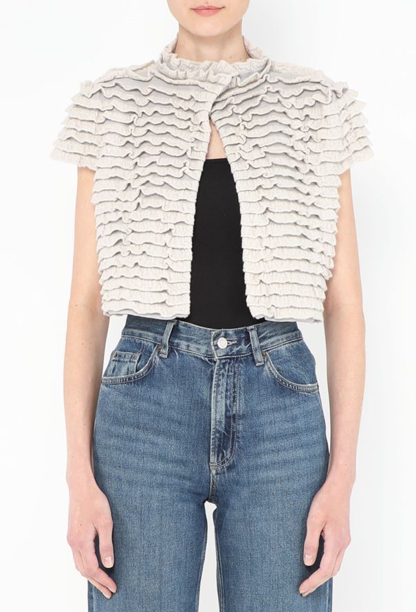 Alaïa Tiered Ruffled Bolero - 3
