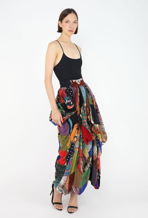Dolce & Gabbana Patchwork Silk Skirt, S/S 1993 - 5