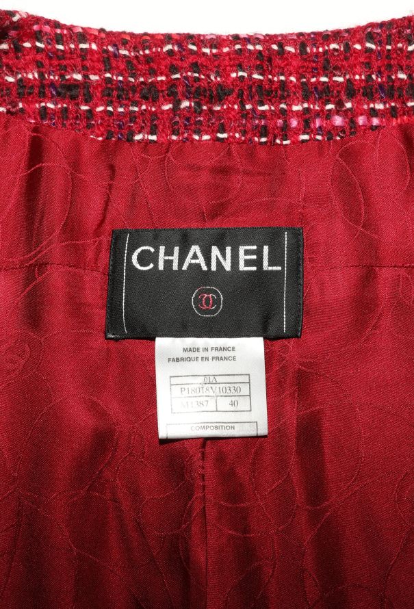 Chanel 2001 Fringe Scarf 'CC' Coat - 8 Chanel 2001 Fringe Scarf 'CC' Coat - 8