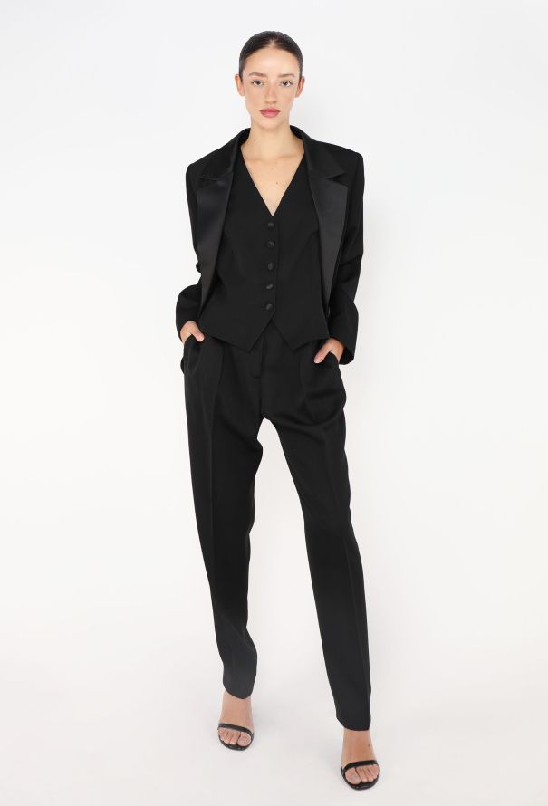 Saint Laurent 1996 x La Redoute 3-piece Smoking Suit - 1