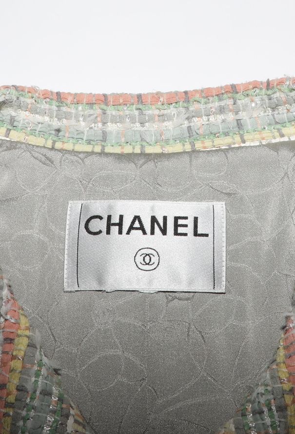 Chanel Spring 2005 Tweed Frayed Blazer - 7