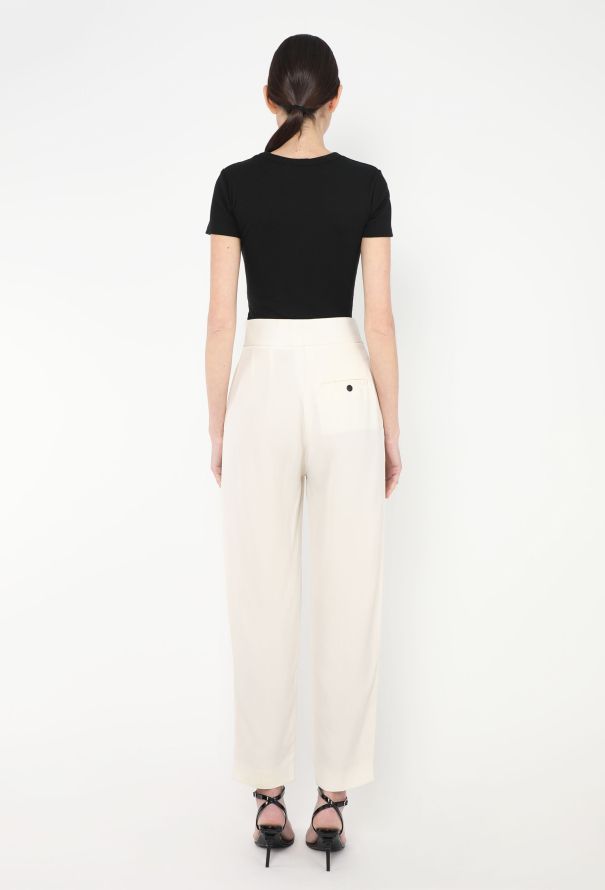 Céline S/S 2016 Silk Zip Trousers - 5
