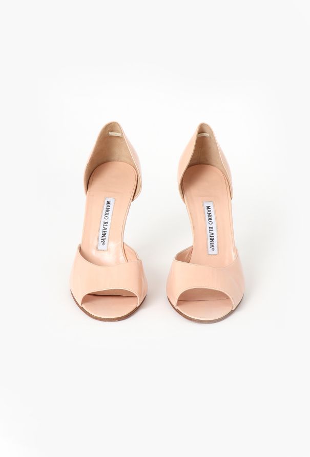 Manolo Blahnik Patent D'Orsay Pumps - 3 Manolo Blahnik Patent D'Orsay Pumps - 3
