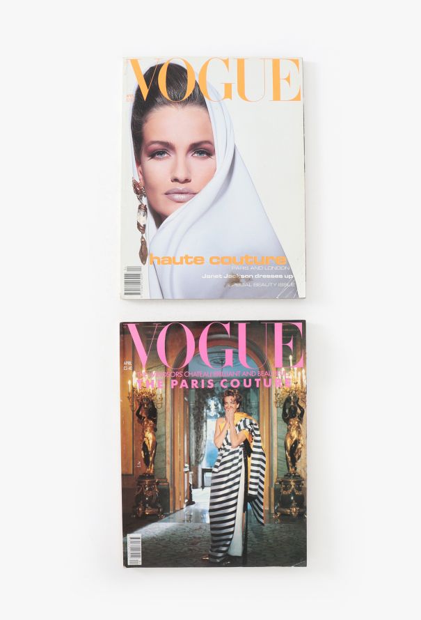 VOGUE UK '90s April Haute Couture Issue Set - 1