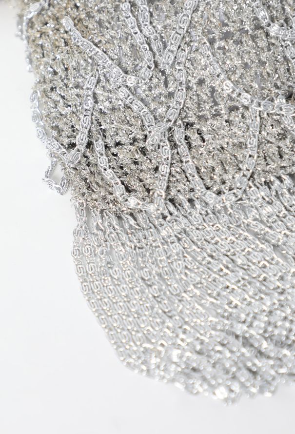 Azzaro '70s Evening Frame Chain Clutch - 10