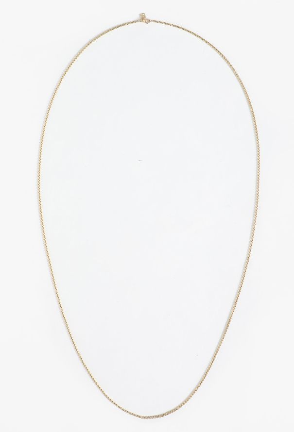 David Yurman Vintage 18K Yellow Gold Box Chain Necklace - 1