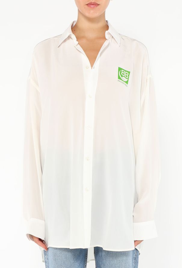 Balenciaga 2019 Printed Silk Tunic - 5