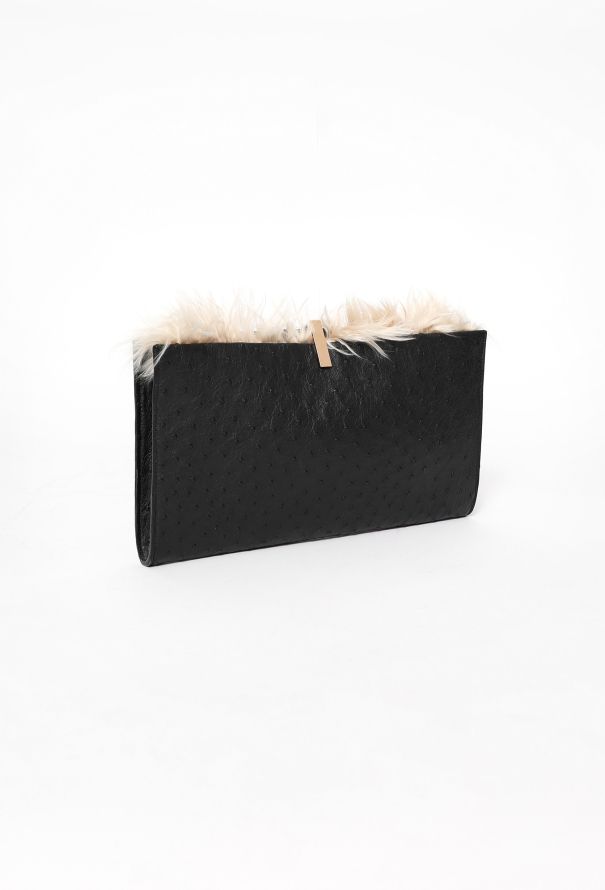 The Row Resort 2014 Ostrich & Alpaca Clutch - 3