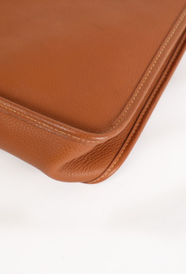 Hermès Vintage Gold Courchevel Vespa MM Bag - 7