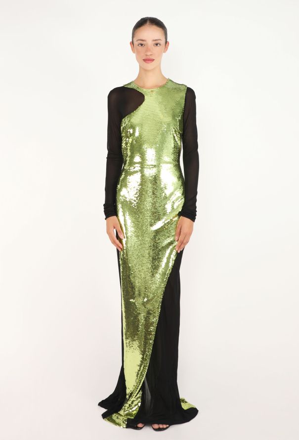 Tom Ford Sequinned Mesh Gown, 2022 - 1