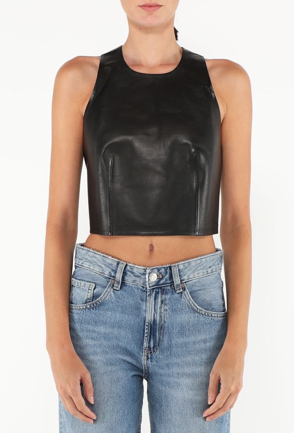 Dior S/S 2020 Leather Halter Top - 1