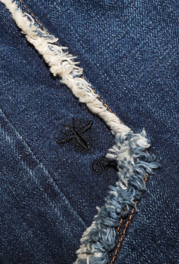 Dior Resort 2020 Frayed Denim Bar Jacket - 8