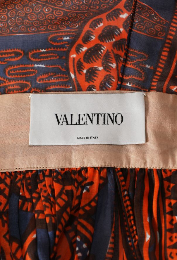 Valentino Giraffe Printed Maxi Dress, S/S 2016 - 6