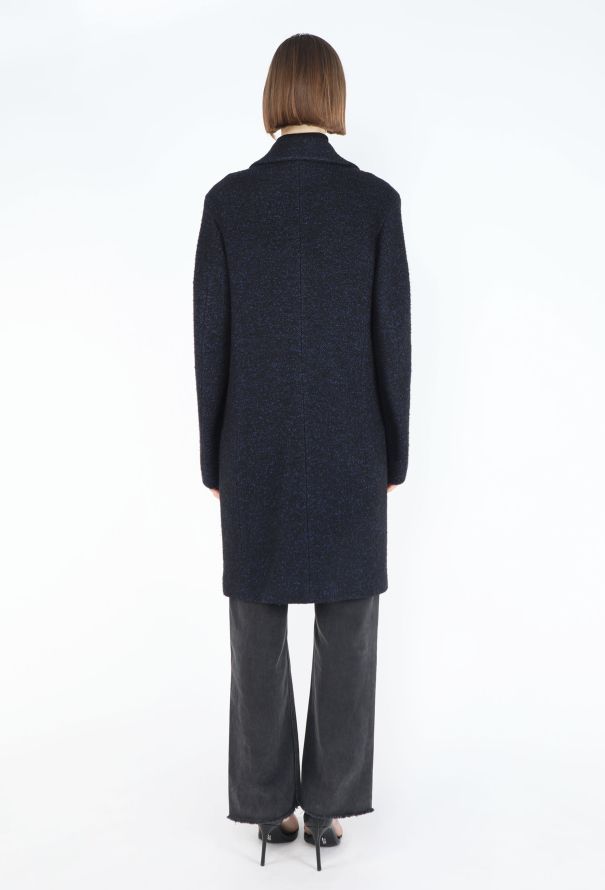 Jil Sander F/W 2008 Notched Bouclé Coat - 6