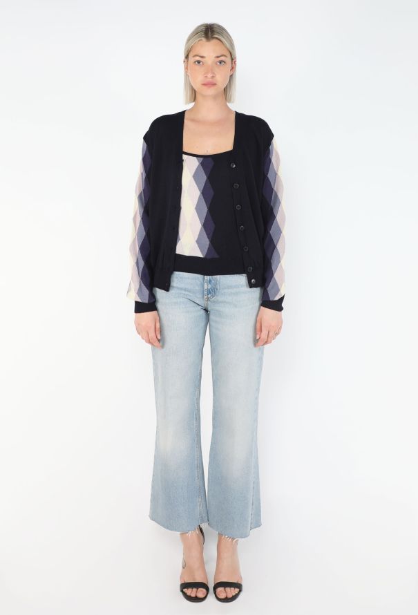 Chloé 3-Piece Argyle Ensemble, Fall 2000 - 3