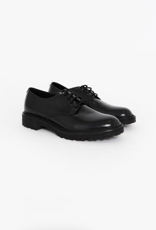 Saint Laurent Laced Calfskin Derbies - 3 Saint Laurent Laced Calfskin Derbies - 3