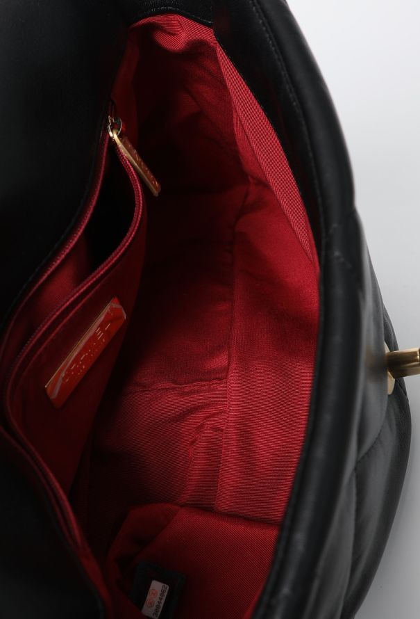 Chanel Black 19 Flap Bag GM - 13