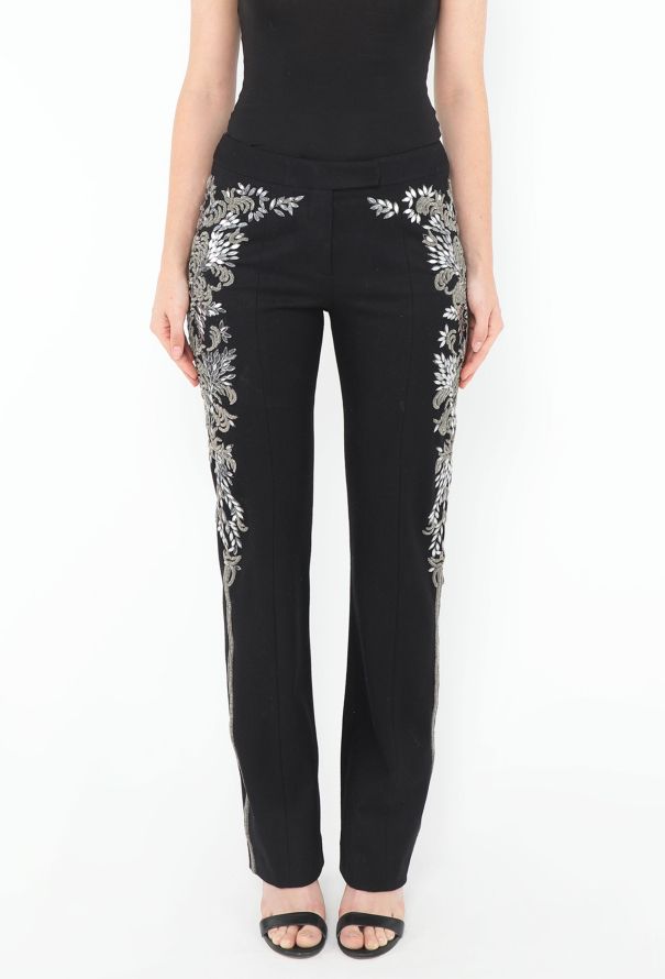 Alexander McQueen 2004 Embellished Felted Trousers - 4