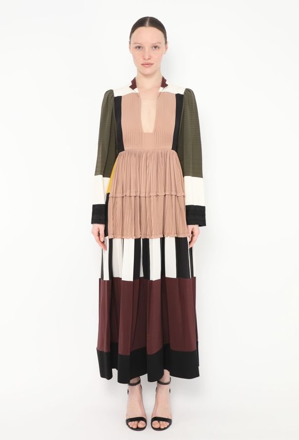 Valentino S/S 2016 Silk Patchwork Dress - 1
