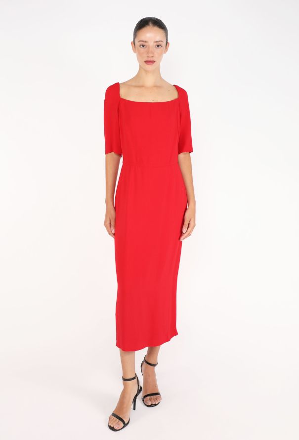 Valentino Crêpe Empire Dress Ensemble - 5