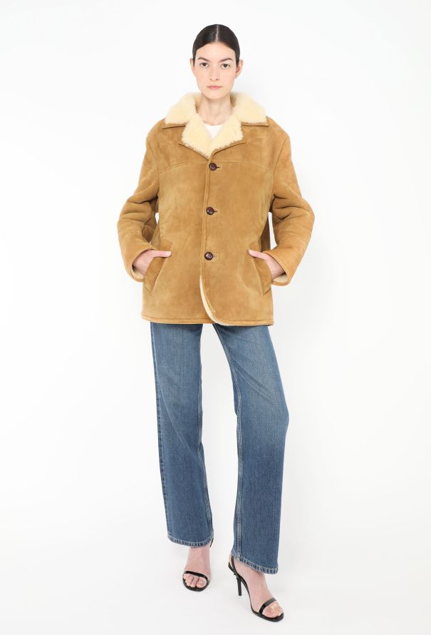 Céline 2020 Oversized Shearling-Lined Jacket - 2 Céline 2020 Oversized Shearling-Lined Jacket - 2