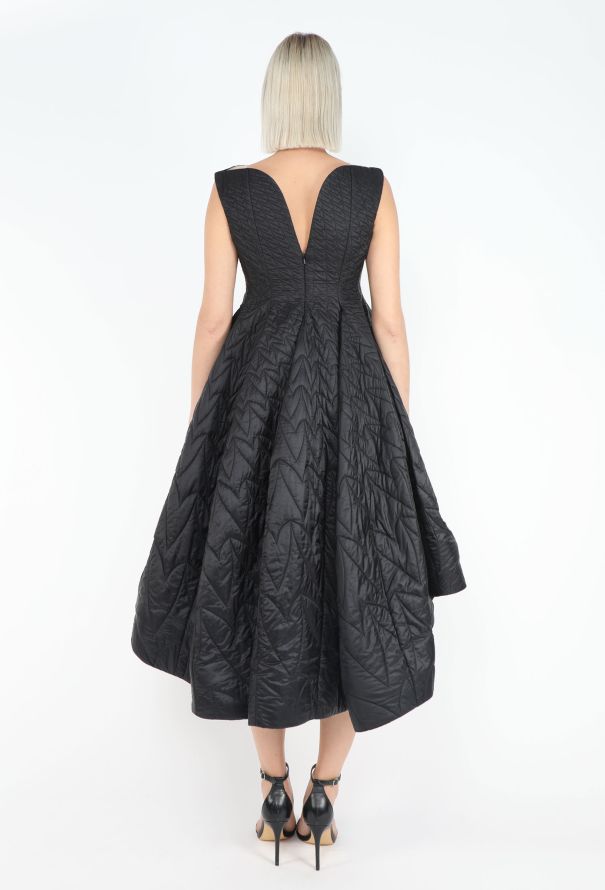 Dior Raf Simons F/W 2014 Flared Quilted Dress - 6