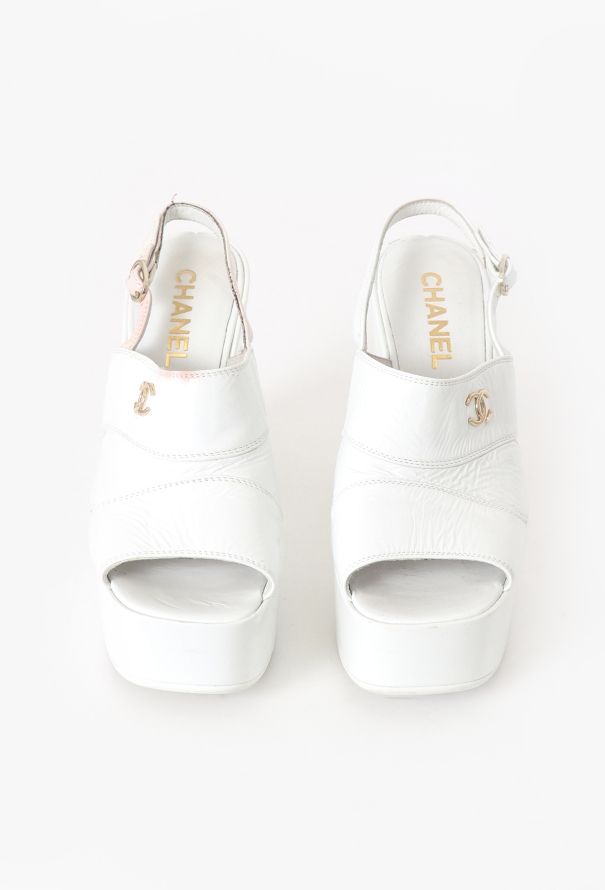 Chanel Pre-Fall 2023 Paris-Dakar Patent Platforms - 4 Chanel Pre-Fall 2023 Paris-Dakar Patent Platforms - 4