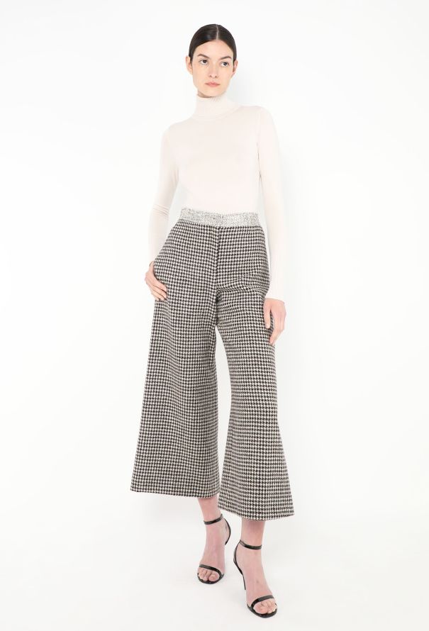 Chanel F/W 2015 Iridescent Houndstooth Trousers - 5