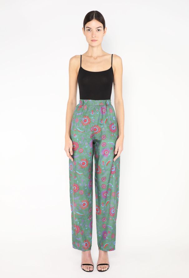 Saint Laurent F/W 1996 Silk Tunic Ensemble - 4 Saint Laurent F/W 1996 Silk Tunic Ensemble - 4