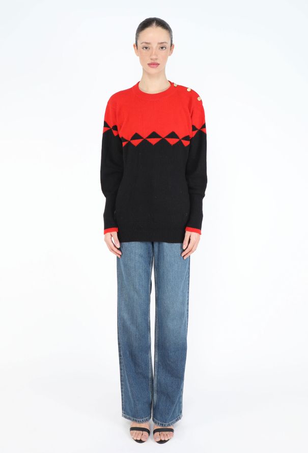 Chanel '80s Scottish Cashmere Sweater - 2