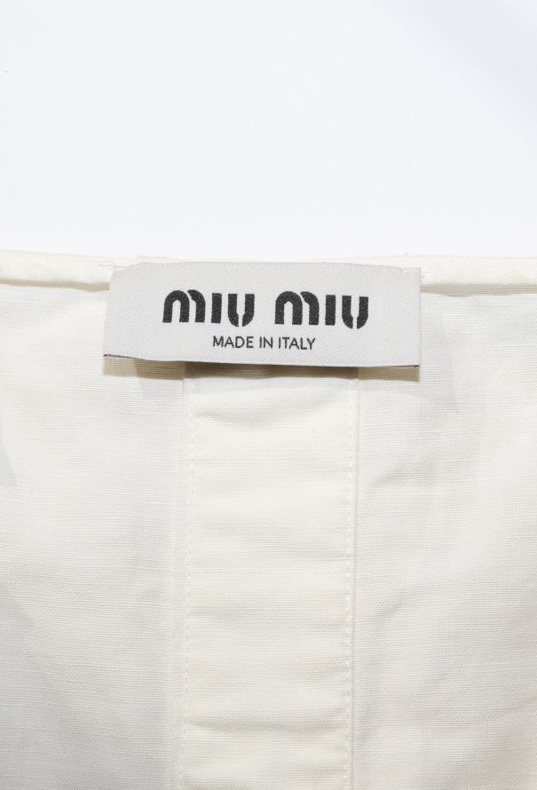 Miu Miu S/S 2024 Lace Ruffled Skirt - 7