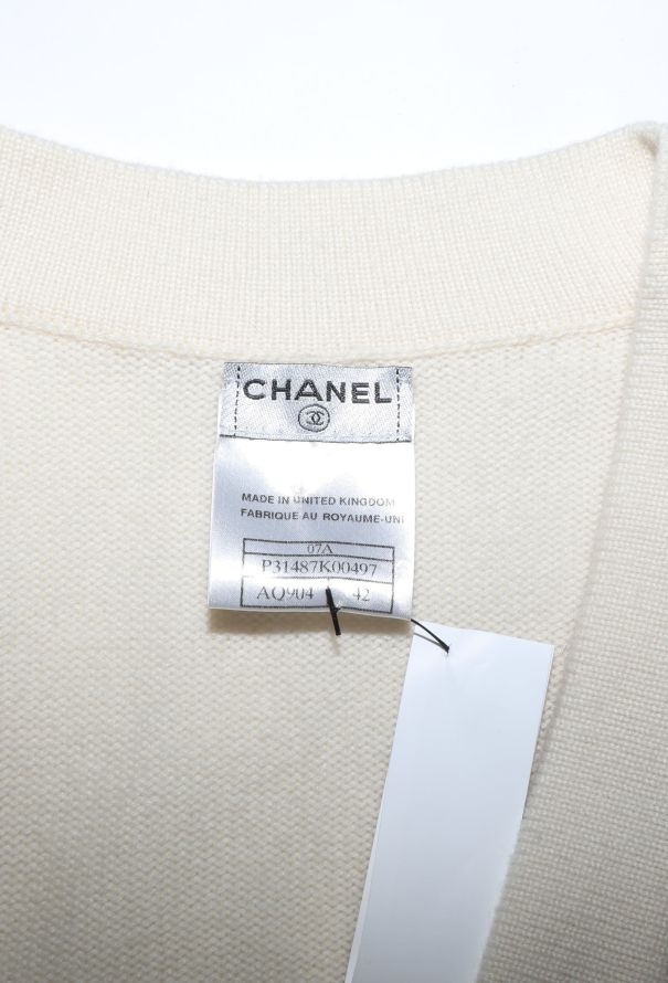 Chanel Cashmere Filigree 'CC' Cardigan - 7 Chanel Cashmere Filigree 'CC' Cardigan - 7