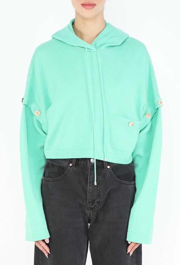 Chanel 2022 Hybrid Cashmere 'CC' Hoodie - 1