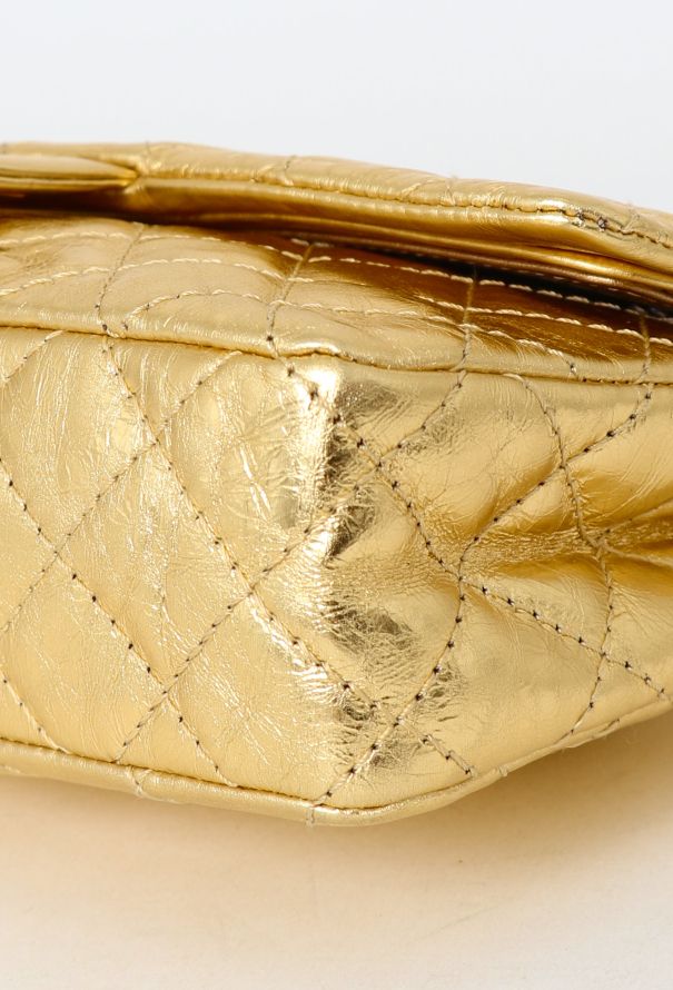 Chanel Gold 2.55 Medium Flap Bag - 10