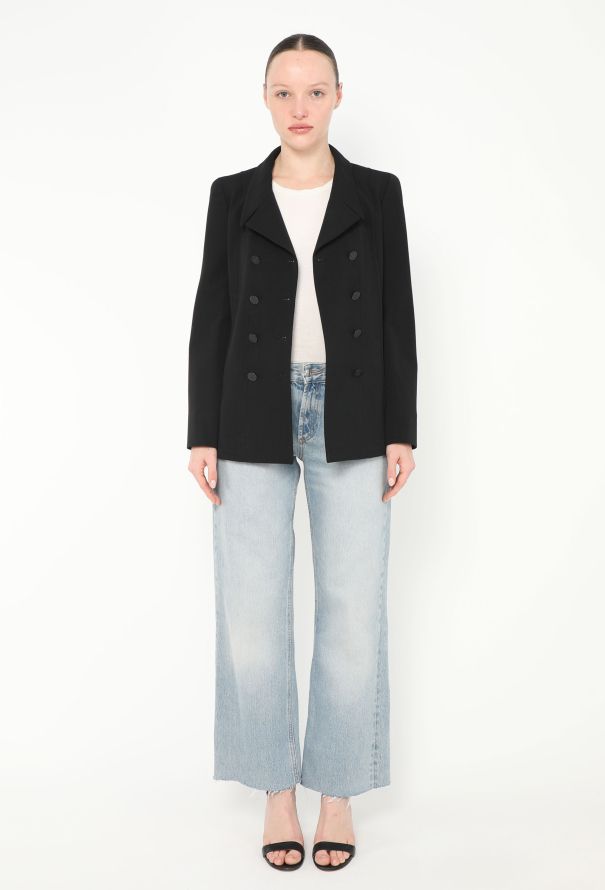 Chanel S/S 2001 Notched 'CC' Blazer - 3