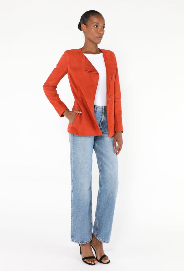 Altuzarra 2023 Belted Suede Jacket - 5