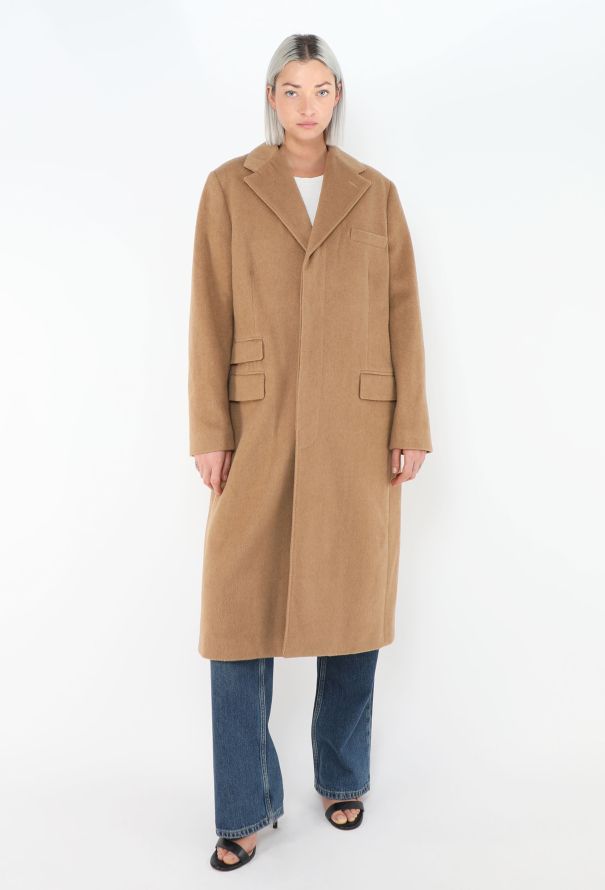 Ralph Lauren Tailored Camel Wool Coat - 4