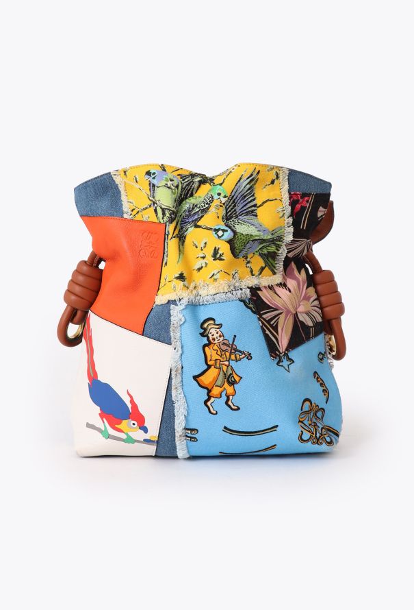 Loewe Paula’s Ibiza Patchwork Flamenco Bag - 1