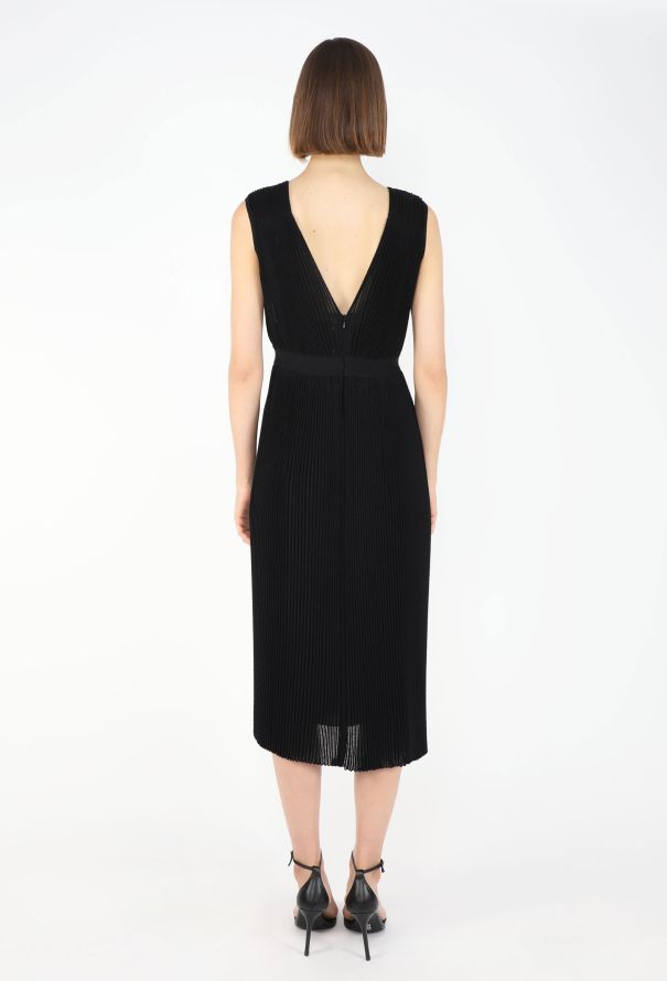 Dior F/W 2020 Pleated Silk Dress - 6