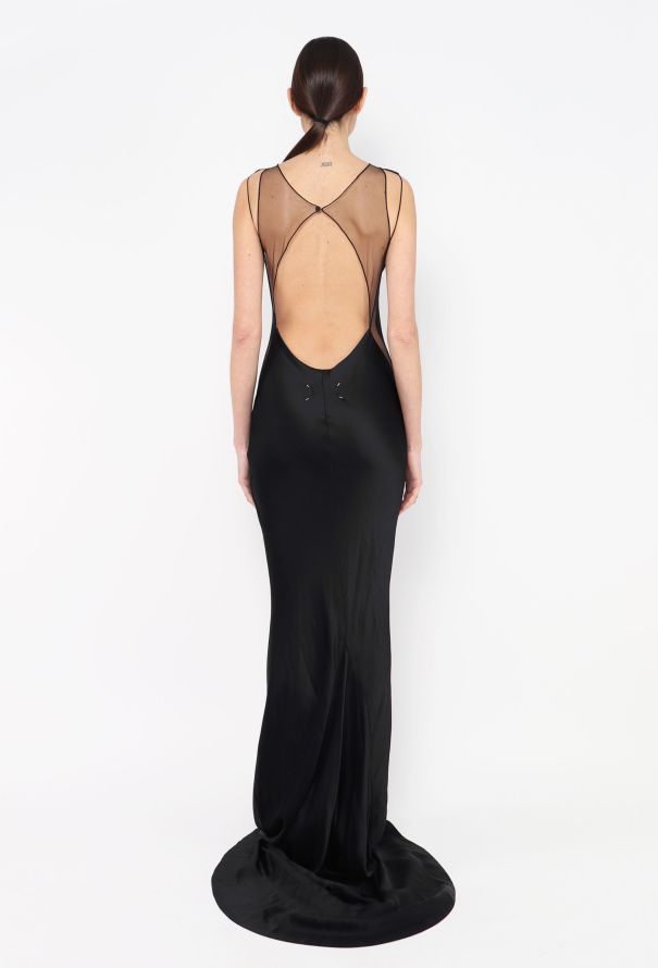 Maison Margiela 2024 Charmeuse Open-Back Gown - 6 Maison Margiela 2024 Charmeuse Open-Back Gown - 6