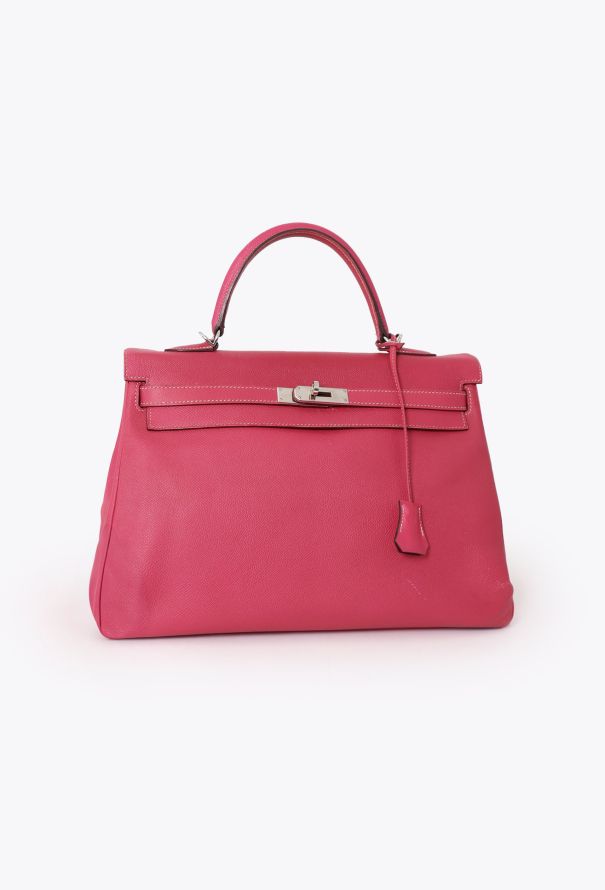 Hermès Rose Tyrien Epsom Kelly Retourné Verso 35 - 4 Hermès Rose Tyrien Epsom Kelly Retourné Verso 35 - 4
