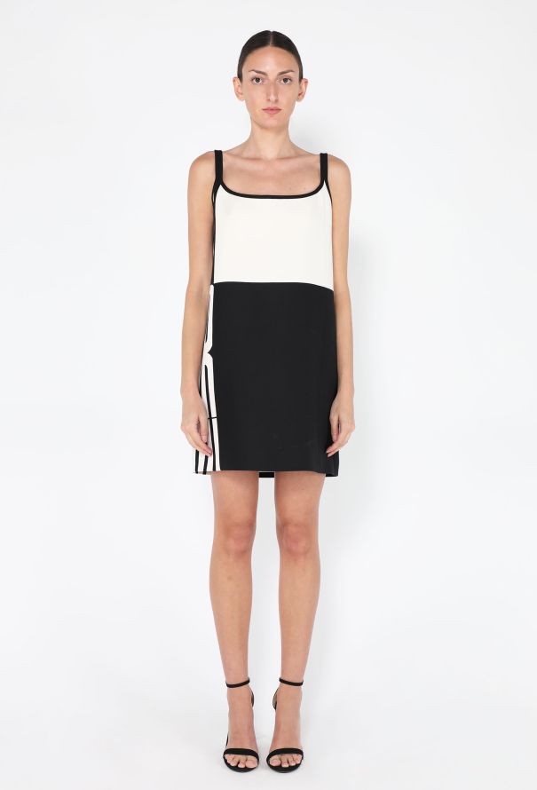 Dior Bicolor Logo Slip Dress, 2025 - 2